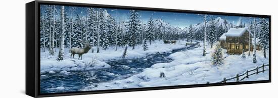 Mountain Holiday-Jeff Tift-Framed Stretched Canvas