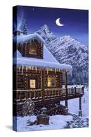 Mountain Home Christmas-Jeff Tift-Stretched Canvas