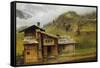 Mountain House-Albert Bierstadt-Framed Stretched Canvas