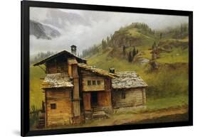 Mountain House-Albert Bierstadt-Framed Giclee Print