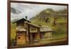 Mountain House-Albert Bierstadt-Framed Giclee Print