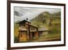 Mountain House-Albert Bierstadt-Framed Giclee Print