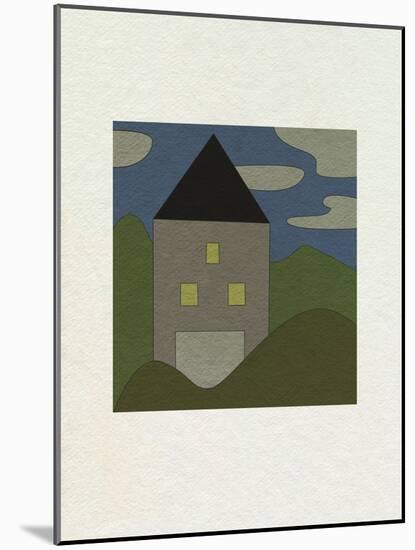 Mountain Houses II-Melissa Wang-Mounted Art Print