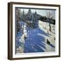 Mountain Hut, Morzine-Andrew Macara-Framed Giclee Print