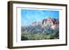 Mountain In The Distance-Milli Villa-Framed Art Print