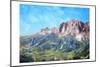 Mountain In The Distance-Milli Villa-Mounted Art Print