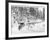 Mountain Infantrymen in the Vosges, 1918-Jacques Moreau-Framed Premium Giclee Print