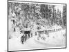 Mountain Infantrymen in the Vosges, 1918-Jacques Moreau-Mounted Giclee Print