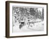 Mountain Infantrymen in the Vosges, 1918-Jacques Moreau-Framed Giclee Print