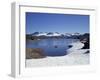 Mountain Lake and Snowy Peaks, Jotunheimen National Park, Norway, Scandinavia, Europe-Charles Bowman-Framed Photographic Print