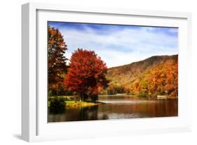 Mountain Lake Autumn-Alan Hausenflock-Framed Photographic Print