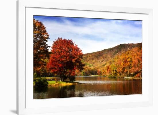 Mountain Lake Autumn-Alan Hausenflock-Framed Photographic Print