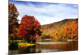 Mountain Lake Autumn-Alan Hausenflock-Mounted Photographic Print