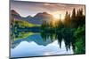 Mountain Lake in National Park High Tatra. Strbske Pleso, Slovakia, Europe. Beauty World.-Leonid Tit-Mounted Photographic Print