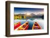 Mountain Lake in National Park High Tatra. Strbske Pleso, Slovakia, Europe. Beauty World.-Creative Travel Projects-Framed Photographic Print