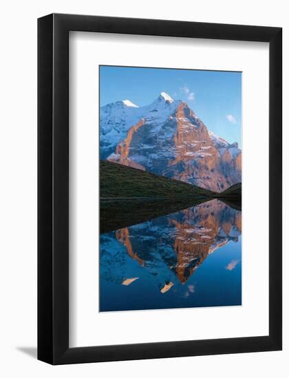 Mountain Lake In The Rockies-null-Framed Art Print