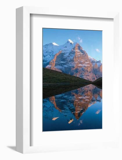 Mountain Lake In The Rockies-null-Framed Art Print