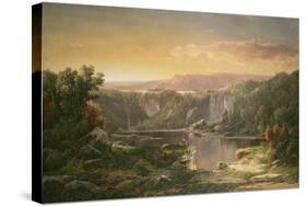 Mountain Lake Near Piedmont, Maryland, USA-William Louis Sonntag-Stretched Canvas