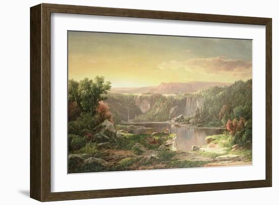 Mountain Lake Near Piedmont, Maryland-William Louis Sonntag-Framed Giclee Print