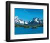 Mountain Lake Patagonia-null-Framed Art Print