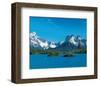 Mountain Lake Patagonia-null-Framed Art Print