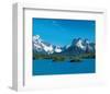 Mountain Lake Patagonia-null-Framed Art Print