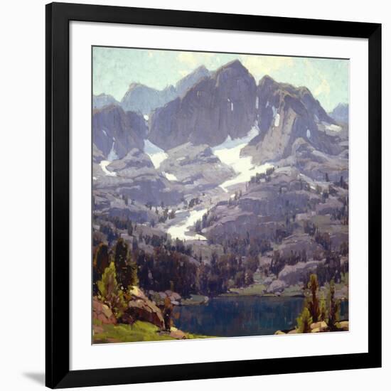 Mountain Lake Sierras-Edgar Payne-Framed Art Print