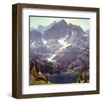 Mountain Lake Sierras-Edgar Payne-Framed Art Print