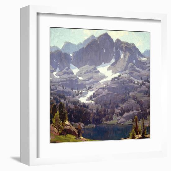 Mountain Lake Sierras-Edgar Payne-Framed Art Print