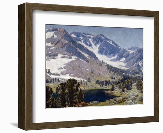 Mountain Lake Sierras-Edgar Payne-Framed Art Print