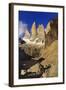 Mountain Lake, Tierra Del Fuego, Torres Del Paine National Park, Chile-Nick Wood-Framed Photographic Print