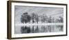 Mountain Lake With Tree-John Harper-Framed Giclee Print