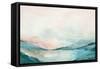 Mountain Lake-Luna Mavis-Framed Stretched Canvas