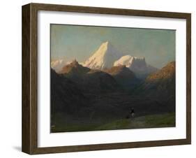 Mountain Landscape, 1868-Lev Felixovich Lagorio-Framed Giclee Print