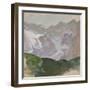 Mountain Landscape, 1896 (Oil on Canvas)-Antoni Piotrowski-Framed Giclee Print