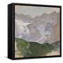 Mountain Landscape, 1896 (Oil on Canvas)-Antoni Piotrowski-Framed Stretched Canvas