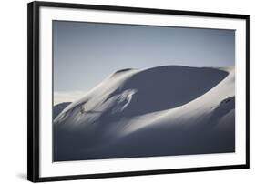 Mountain Landscape And A Single Tree In Winter. Pyrenees National Park. Aquitaine. France-Oscar Dominguez-Framed Photographic Print