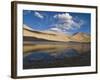 Mountain Landscape and Small Body of Water in the Wakhan Valley, Tajikistan, Central Asia, Asia-Michael Runkel-Framed Photographic Print