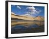 Mountain Landscape and Small Body of Water in the Wakhan Valley, Tajikistan, Central Asia, Asia-Michael Runkel-Framed Photographic Print