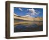 Mountain Landscape and Small Body of Water in the Wakhan Valley, Tajikistan, Central Asia, Asia-Michael Runkel-Framed Photographic Print