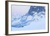 Mountain Landscape Around Lac Gentau In Winter. Pyrenees National Park. Aquitaine. France-Oscar Dominguez-Framed Photographic Print