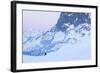 Mountain Landscape Around Lac Gentau In Winter. Pyrenees National Park. Aquitaine. France-Oscar Dominguez-Framed Photographic Print