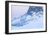 Mountain Landscape Around Lac Gentau In Winter. Pyrenees National Park. Aquitaine. France-Oscar Dominguez-Framed Photographic Print