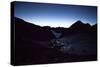 Mountain Landscape at Sunrise, Switzerland, Outdoors-Peter Kreil-Stretched Canvas