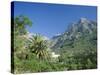 Mountain Landscape, Biniaraix, Near Soller, Majorca (Mallorca), Balearic Islands, Spain-Ruth Tomlinson-Stretched Canvas