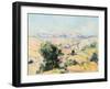 Mountain Landscape by Paul Cezanne-Geoffrey Clements-Framed Giclee Print