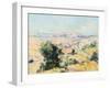 Mountain Landscape by Paul Cezanne-Geoffrey Clements-Framed Giclee Print