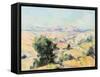 Mountain Landscape by Paul Cezanne-Geoffrey Clements-Framed Stretched Canvas