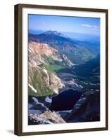 Mountain Landscape in Spring with Rests of Winter Snow, Colorado-Michael Brown-Framed Premium Photographic Print