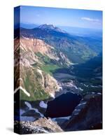 Mountain Landscape in Spring with Rests of Winter Snow, Colorado-Michael Brown-Stretched Canvas